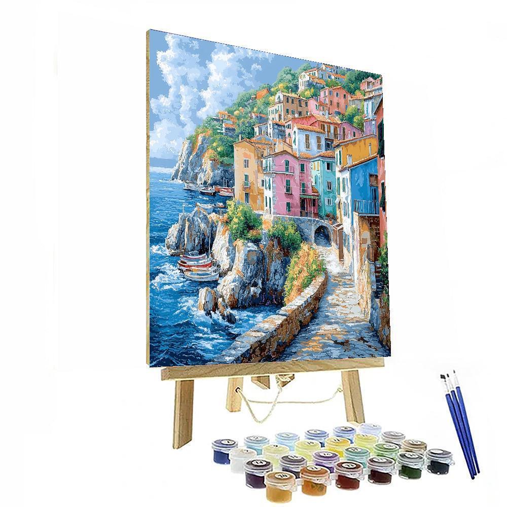 Cinque Terre Villages - Italy Numbered Painting Kits