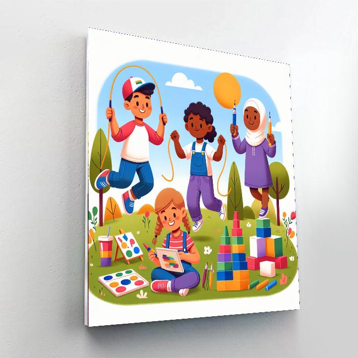 Friendship And Fun Number Painting