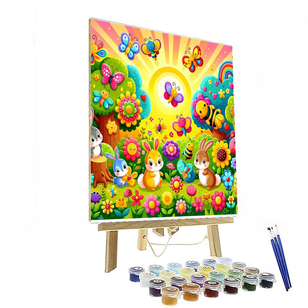 Magical Garden Wonders Paint By Numbers Art