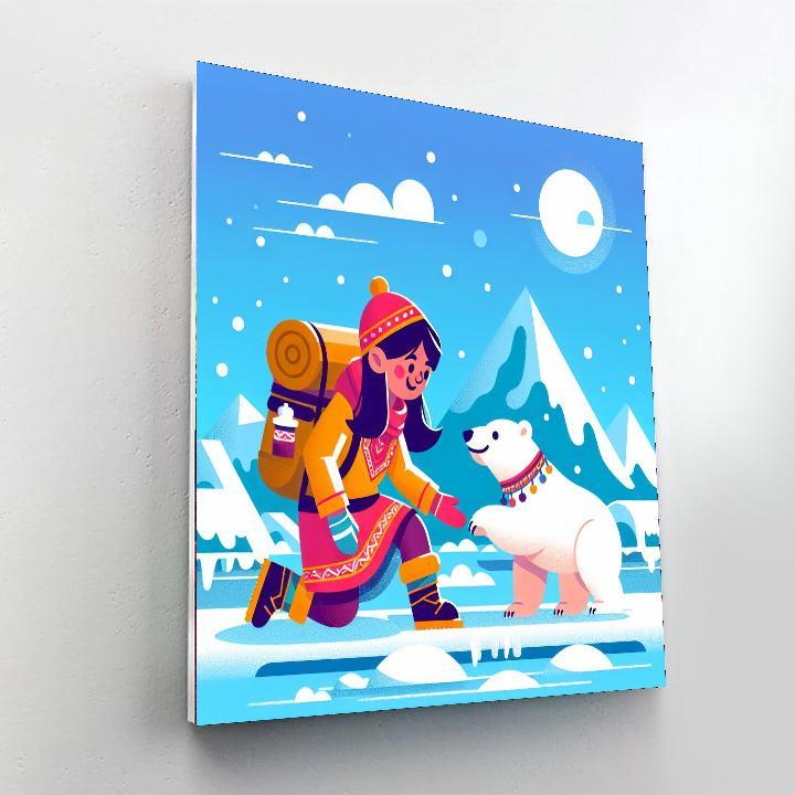 Arctic Explorer's Journey Painting By Numbers Kit