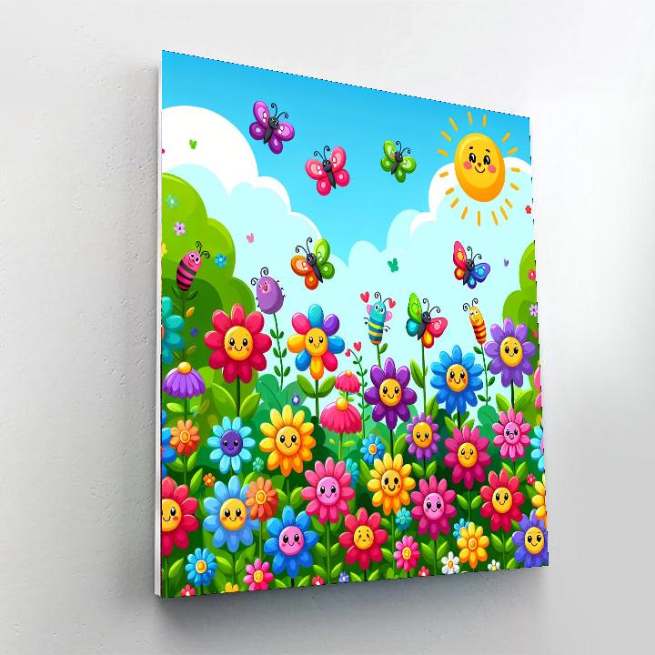 Creative Garden Adventure Painting Number Kit