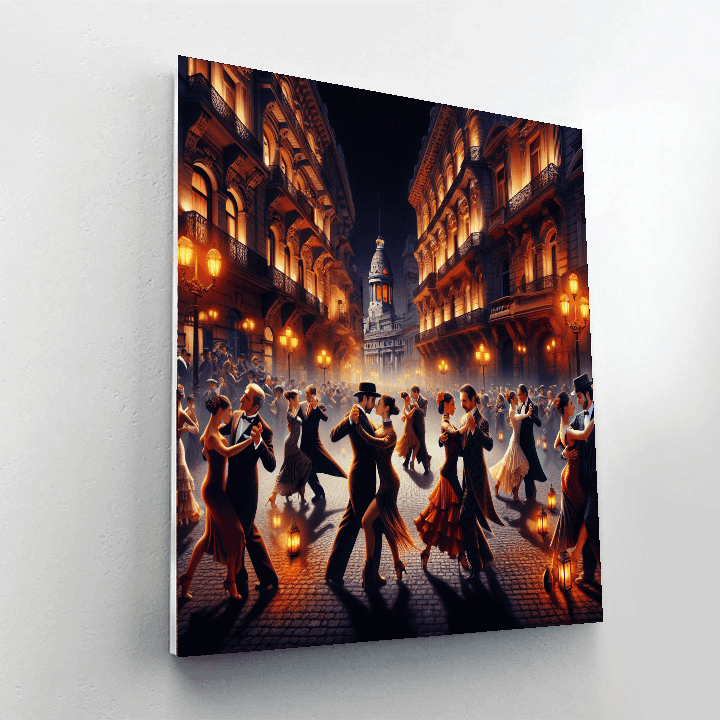 Tango Festival - Buenos Aires, Argentina Paint By Color