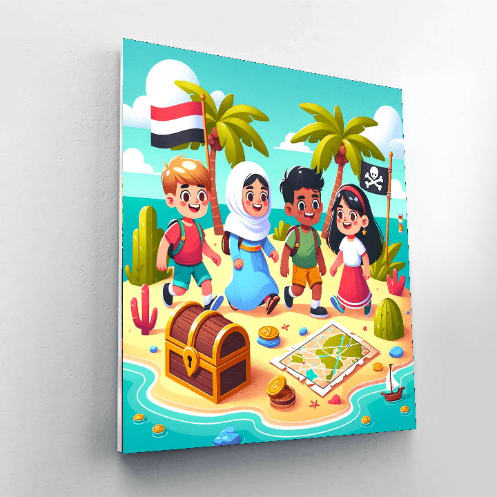 Adventure Island Explorers Paint By Numbers