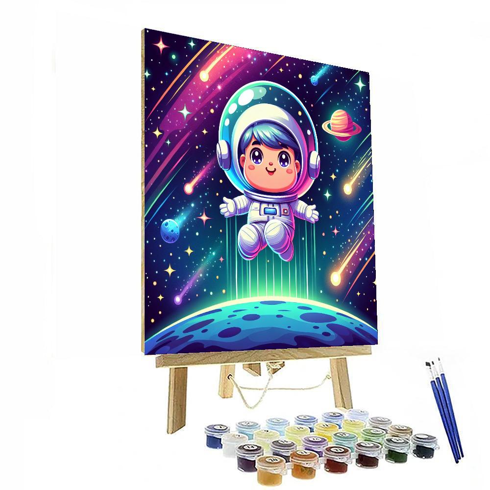 Space Explorer Galaxy Quest DIY Paint By Numbers