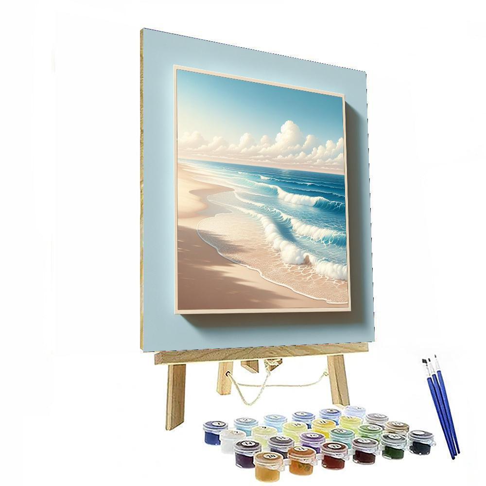 Calming Beach Retreat Paint By Numbers Art