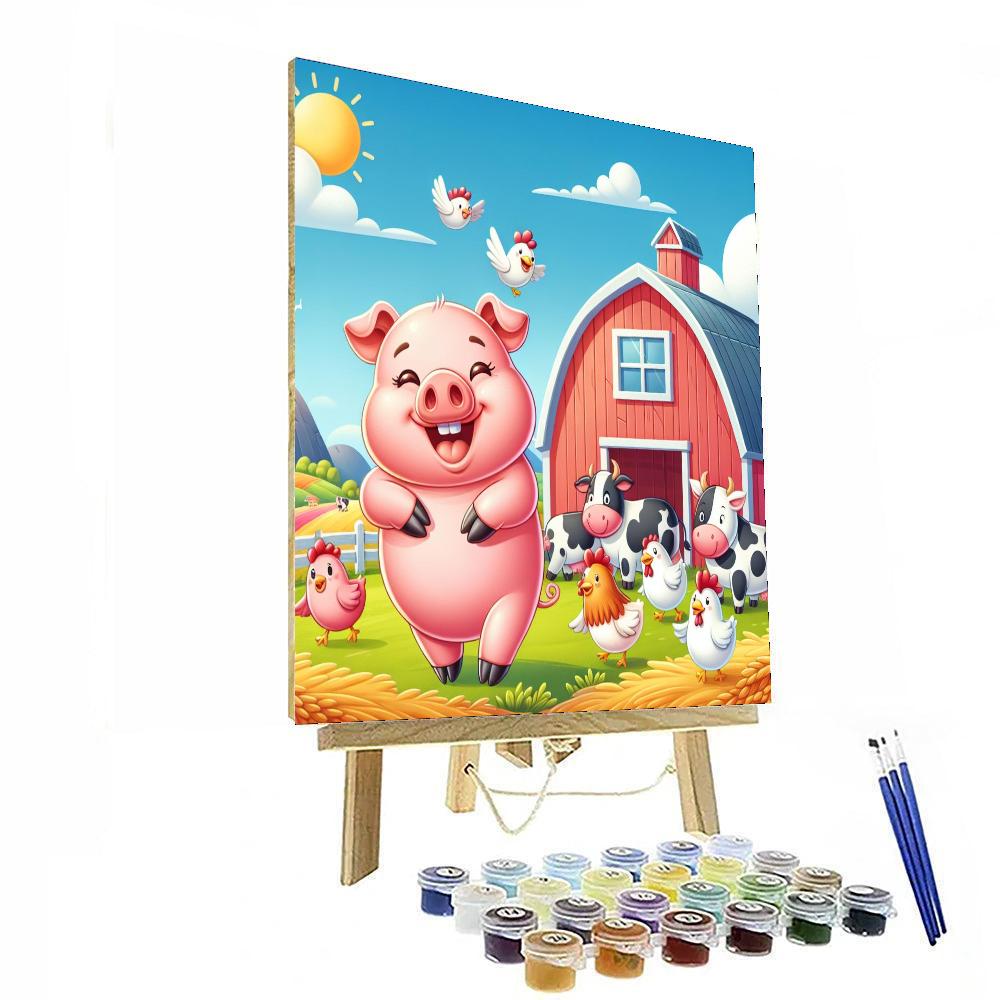 Artful Farm Fun Number Painting