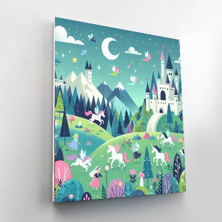 Enchanted Fairy Tale Realm Paint By Numbers Art