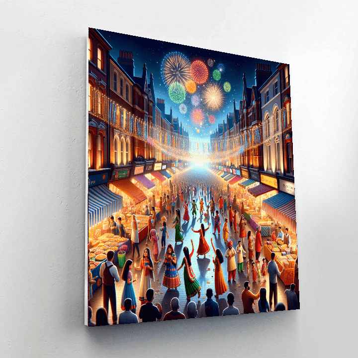 Diwali - Leicester, Uk Paint By Number