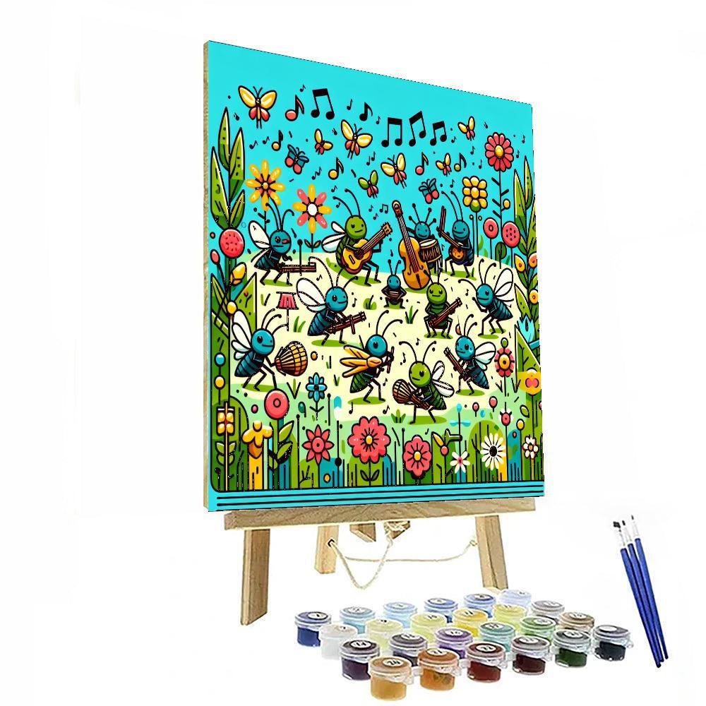 Chirpy Cricket Concert Paint By Number