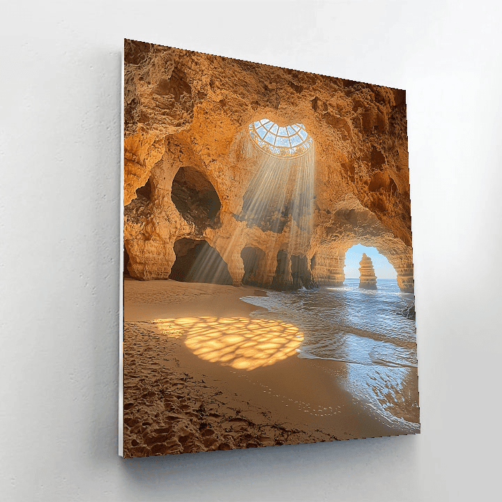 Benagil Sea Cave - Portugal Number Painting