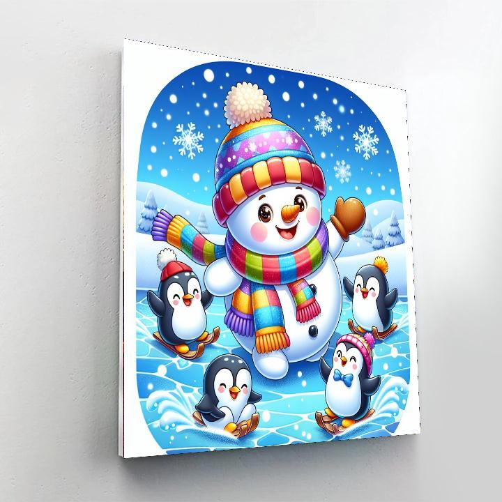 Magic Of Winter Paint By Numbers Art