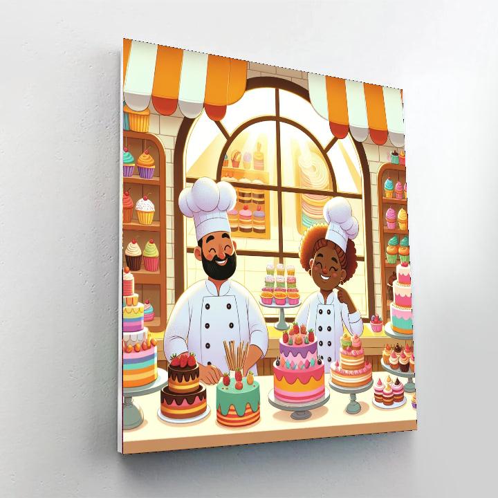 Sweet Bakery Shop Paint By Color