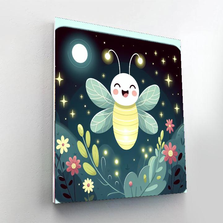 Excited Firefly Paint By Numbers Art