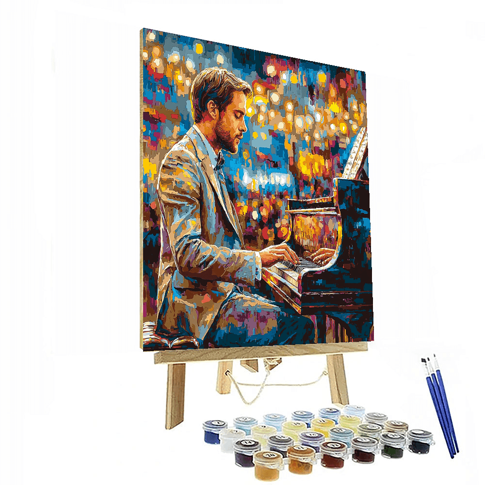 Ryan Gosling: The Charismatic Dreamer Of La La Land Painting Number Kit