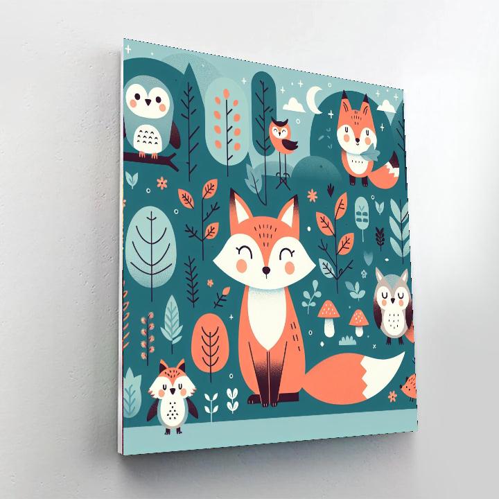 Woodland Wonderland Painting By Numbers Kit
