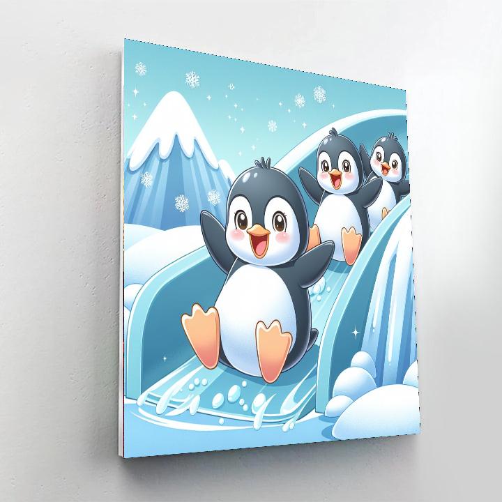 Joyful Journey To The South Pole Paint By Numbers