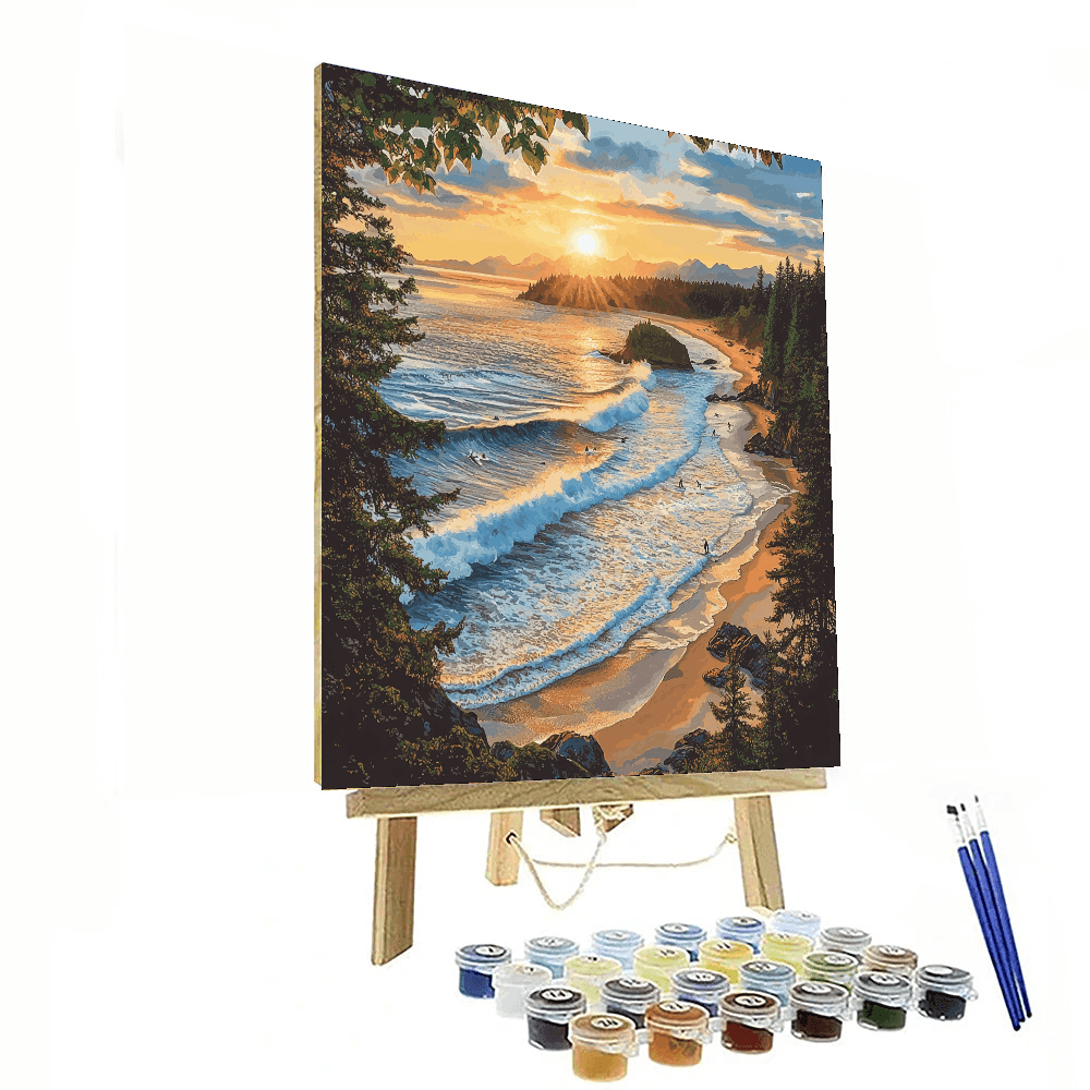 Vancouver Island's Tofino Numbered Painting Kits