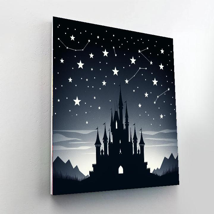 Starry Fairytale Number Painting