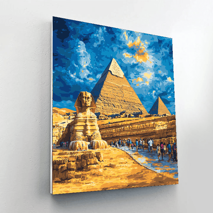 The Pyramids Of Giza Paint By Numbers