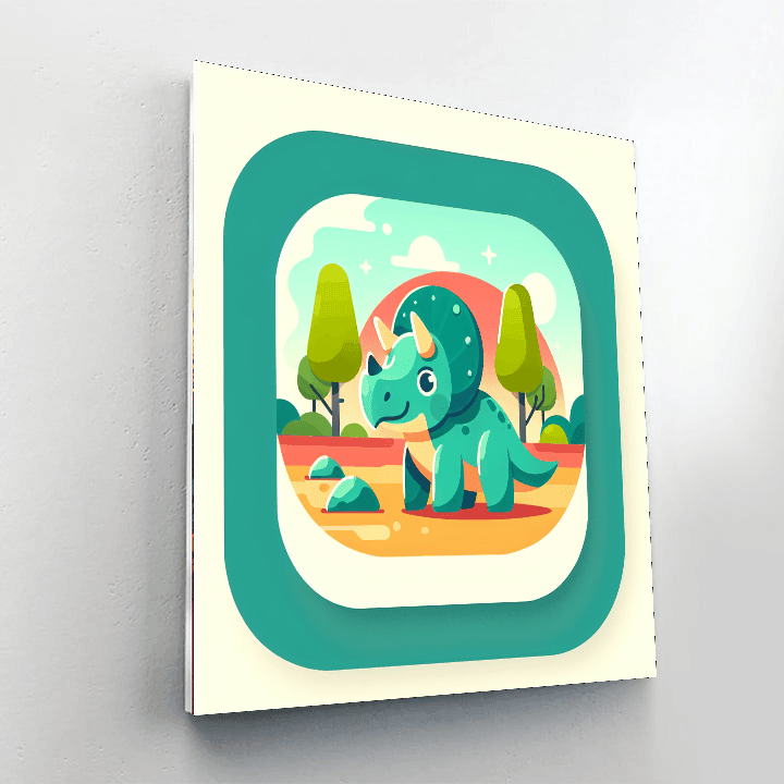 Dinosaur Discovery Journey DIY Paint By Numbers