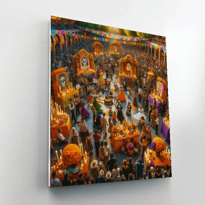 Dia De Los Muertos - Mexico Painting By Numbers Kit