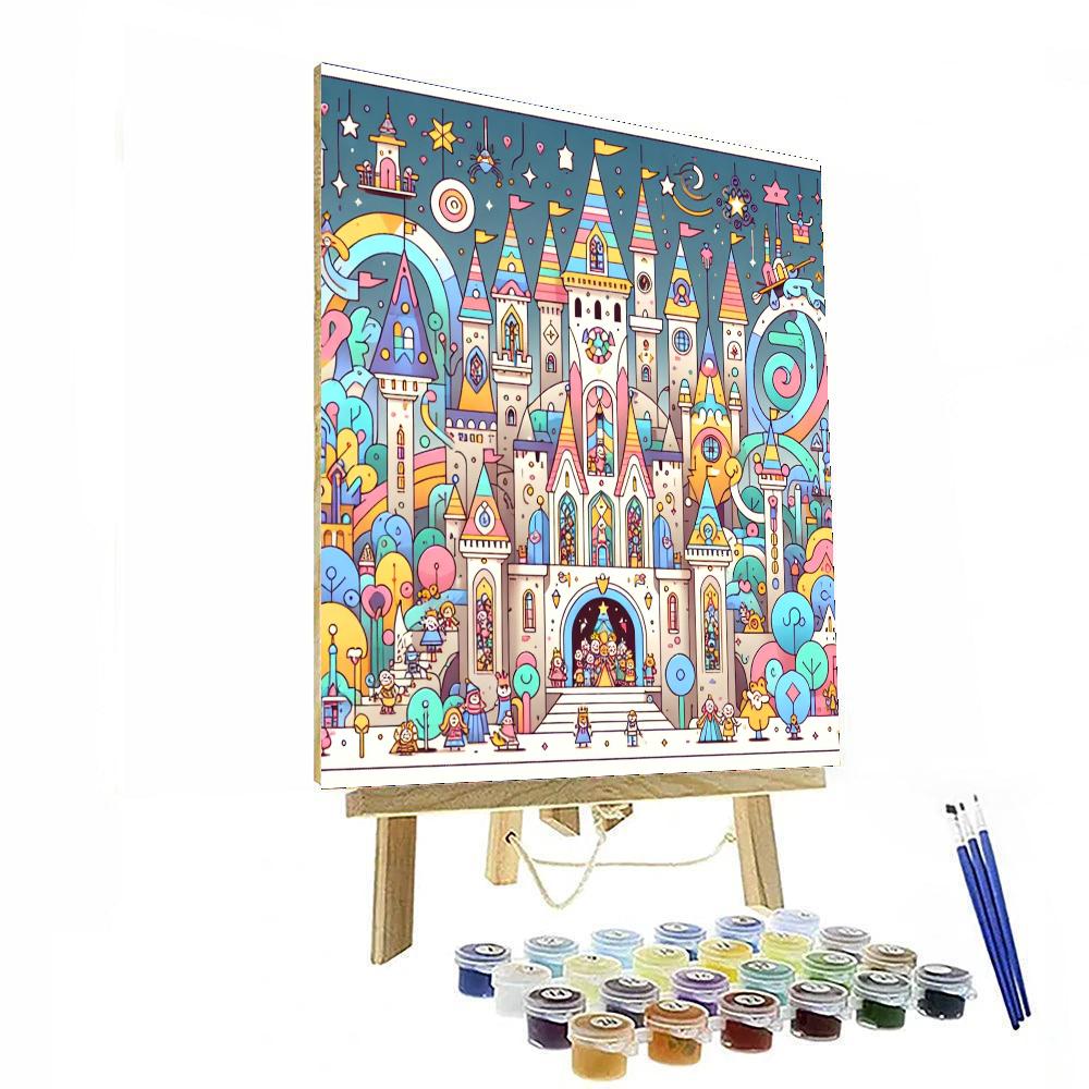 Merry Magical Kingdom Painting Number Kit