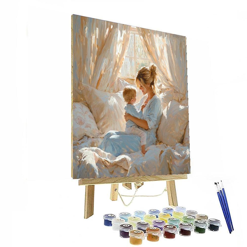 The Morning Cuddle Paint By Color