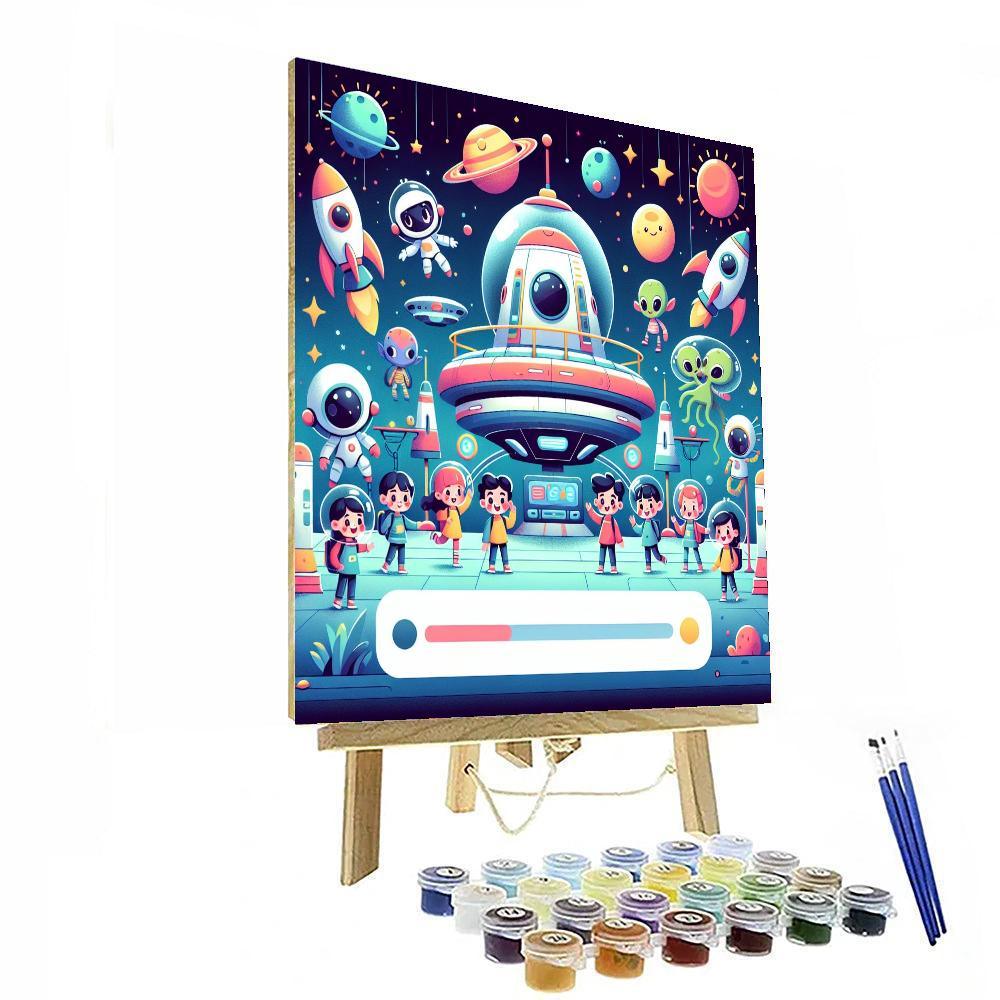 Space Station Quest Paint By Color