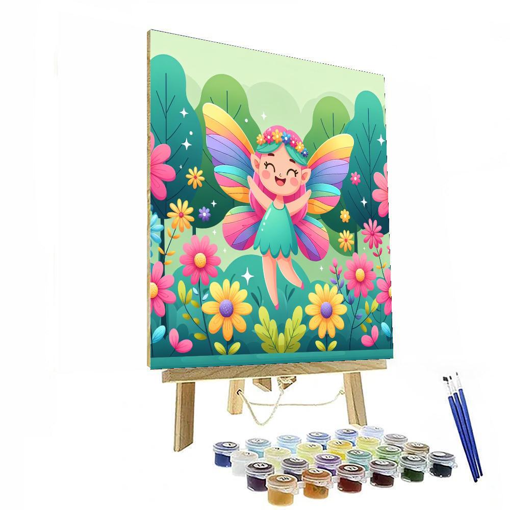 Charming Forest Fairy Paint By Numbers Art