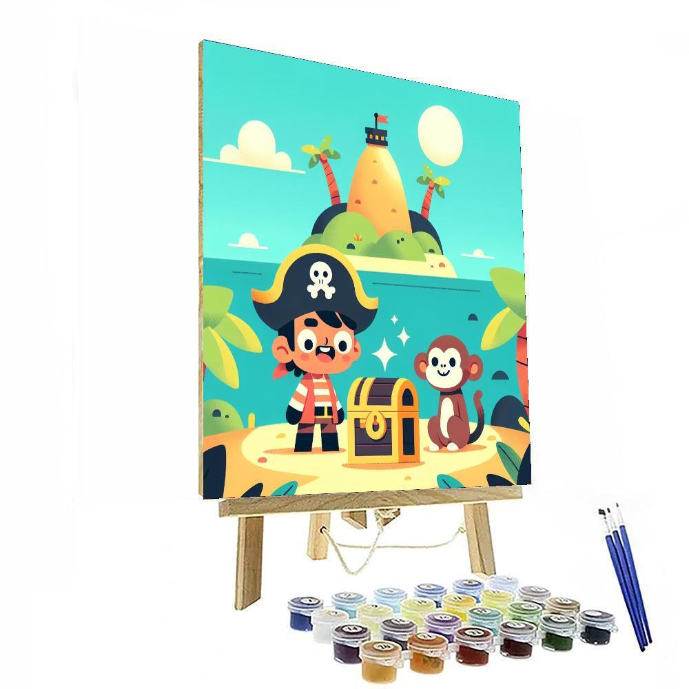 Mystery Island Exploration Paint By Color