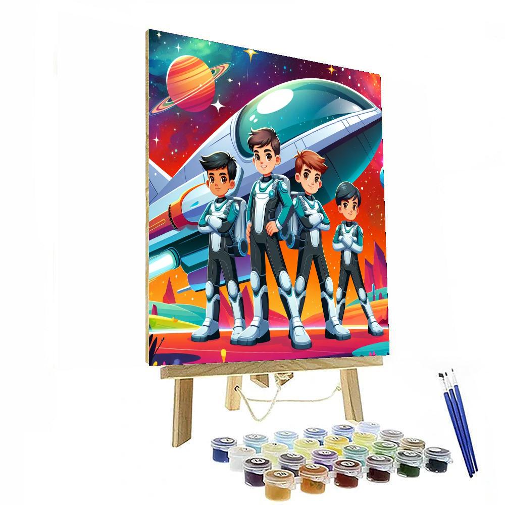 Galaxy Ranger Quest Painting Number Kit