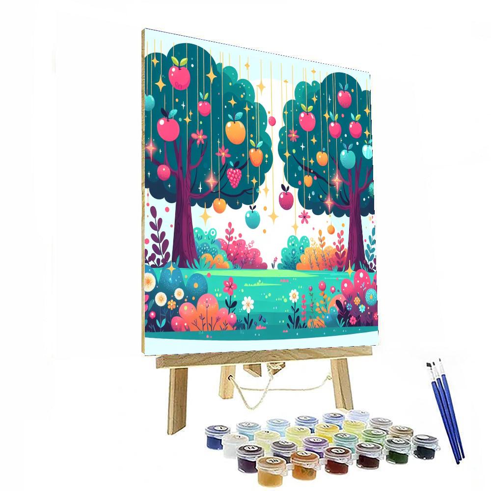 Magical Orchard Paint By Numbers