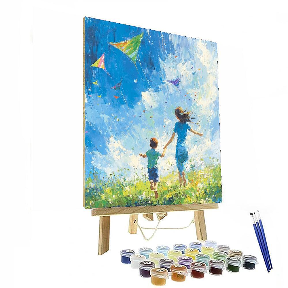 Kite Adventures In The Park Paint By Color