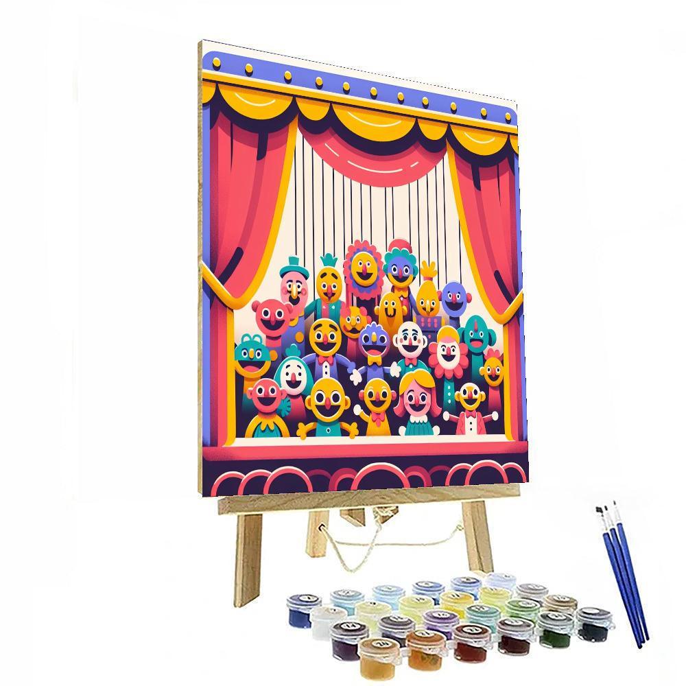 Puppet Theater Production Paint By Color