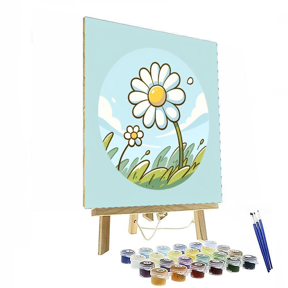 Dainty Daisy Number Painting