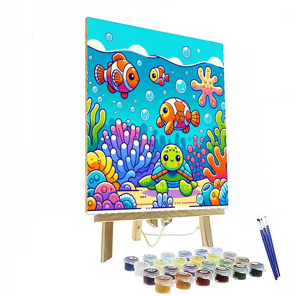 Underwater Kingdom Discovery Paint By Numbers Art