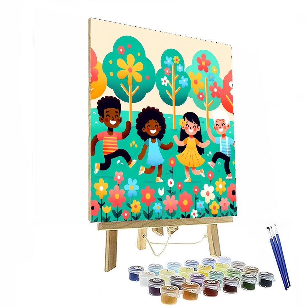 Gleeful Garden Celebration Paint By Numbers Kits