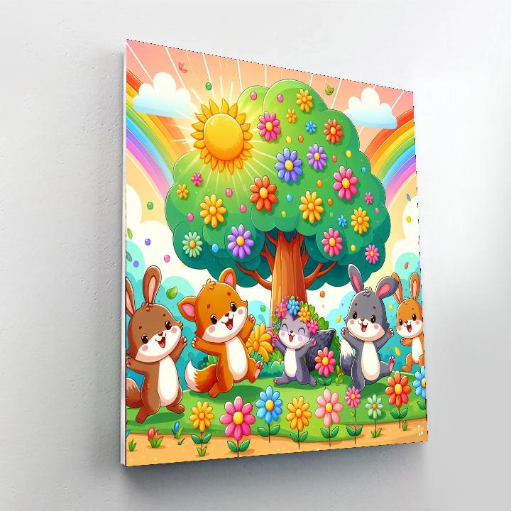 Sunny Tree Friends Numbered Painting Kits