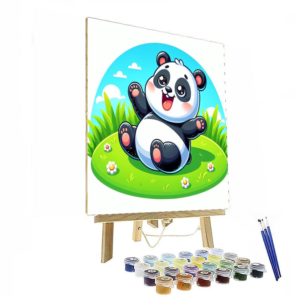 Giggly Panda Numbered Painting Kits