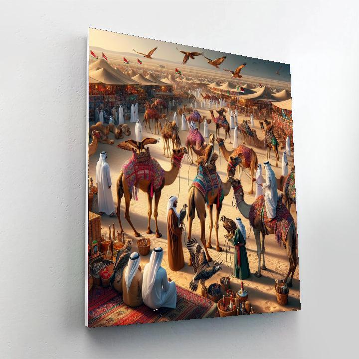 Al Dhafra Festival - Abu Dhabi Number Painting