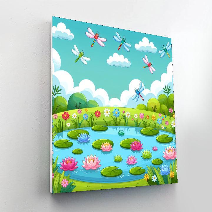 Magical Dragonfly Dreams Paint By Numbers