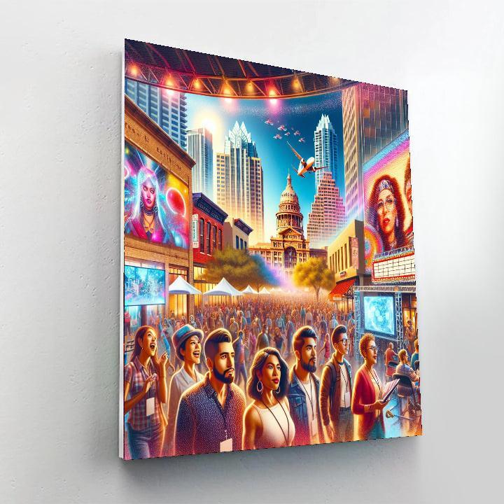 South By Southwest - Usa Number Painting