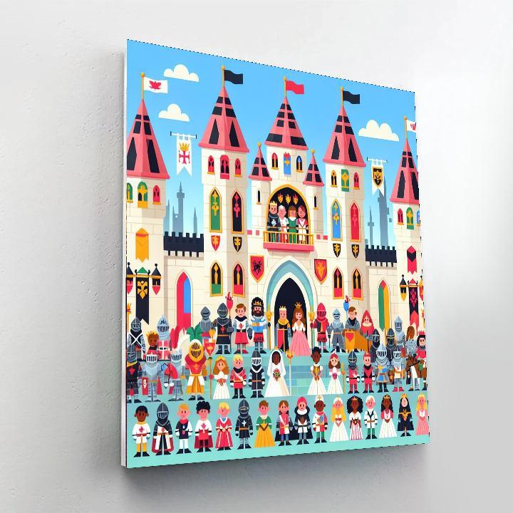 Royal Castle Festival Paint By Number