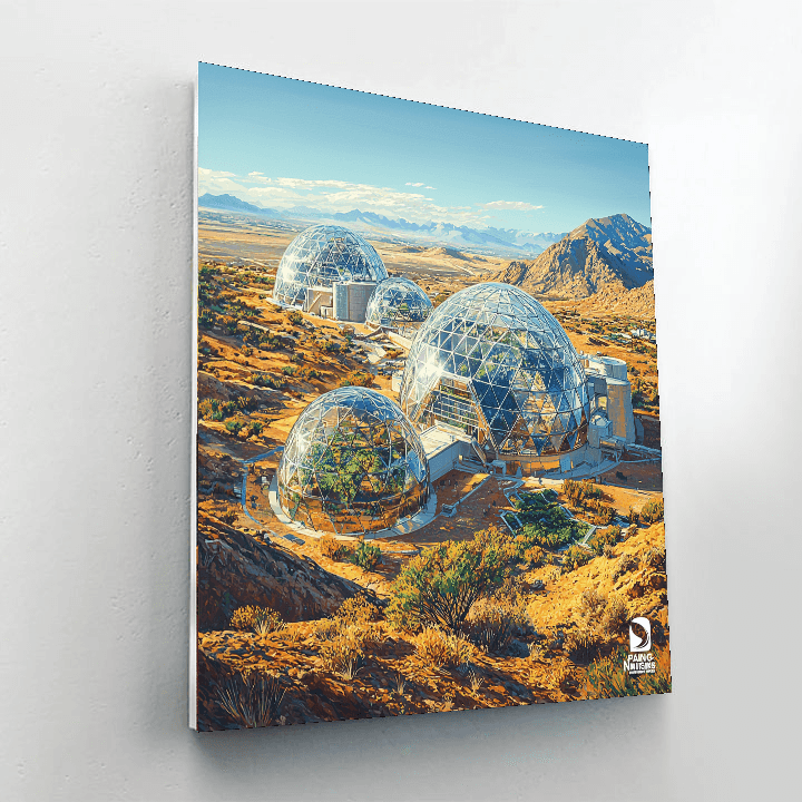 Biosphere 2 - Oracle, Arizona, Usa Numbered Painting Kits