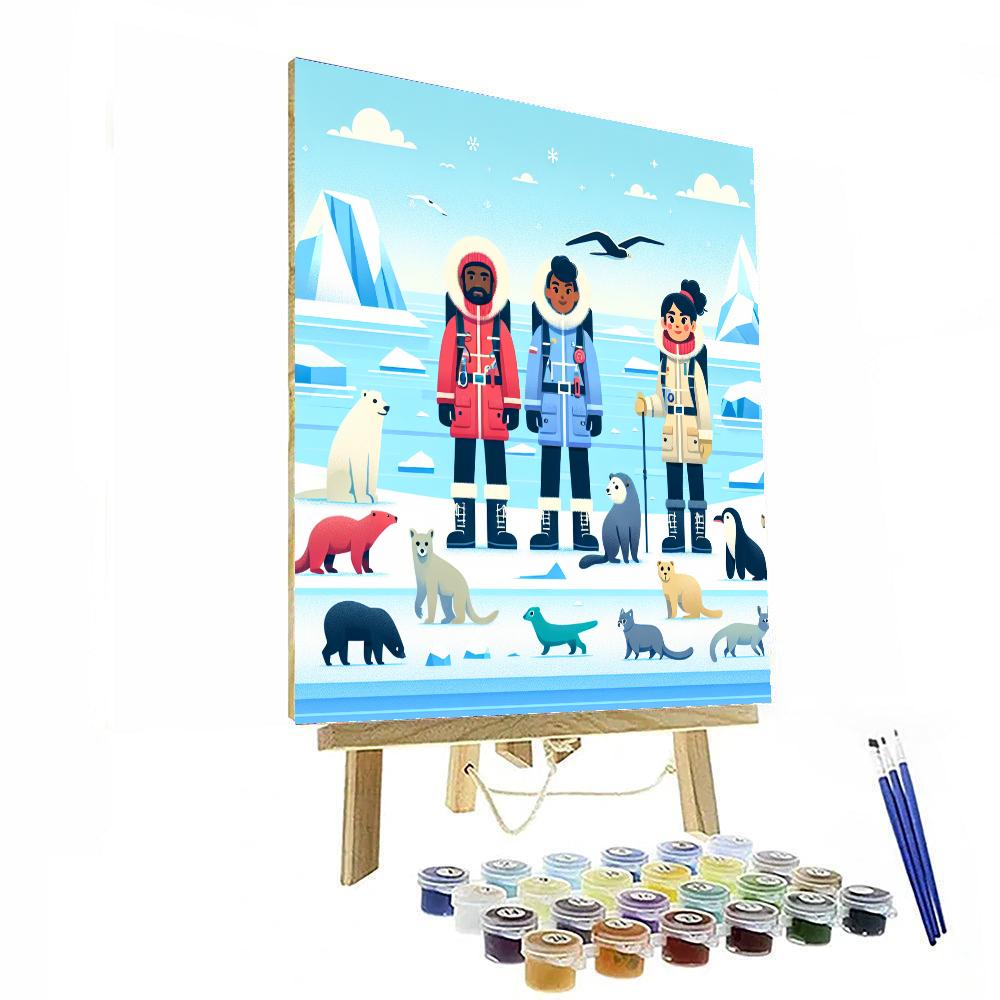 Frosty Arctic Adventures Paint By Color
