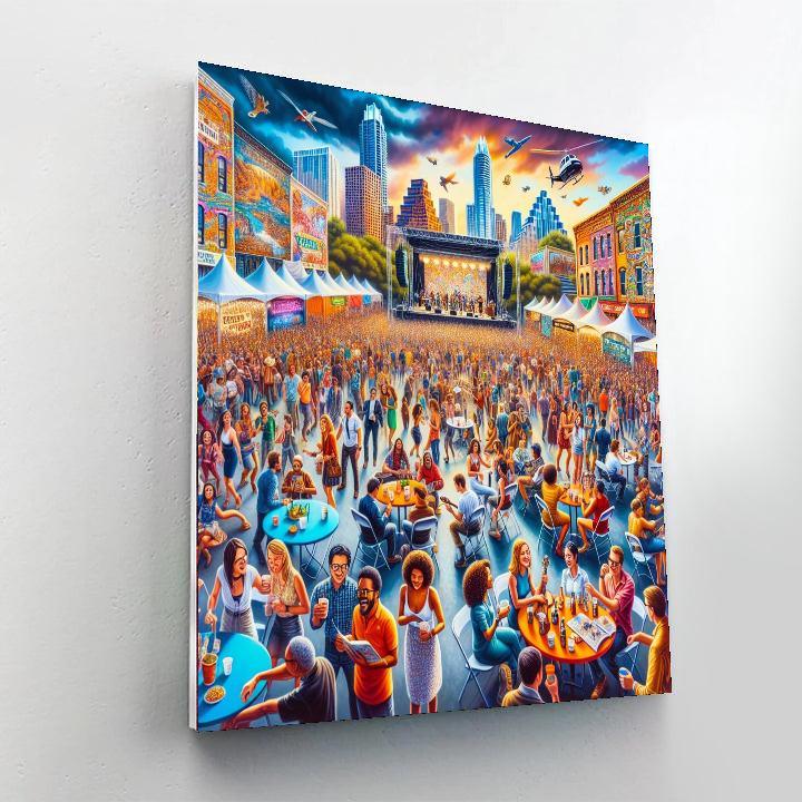 South By Southwest (sxsw) - United States Paint By Number