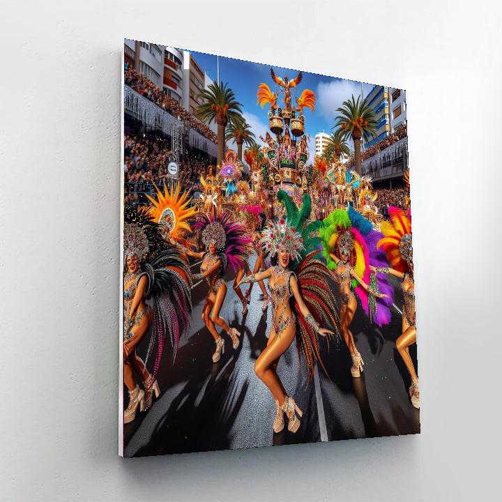 Carnaval De Santa Cruz De Tenerife Numbered Painting Kits