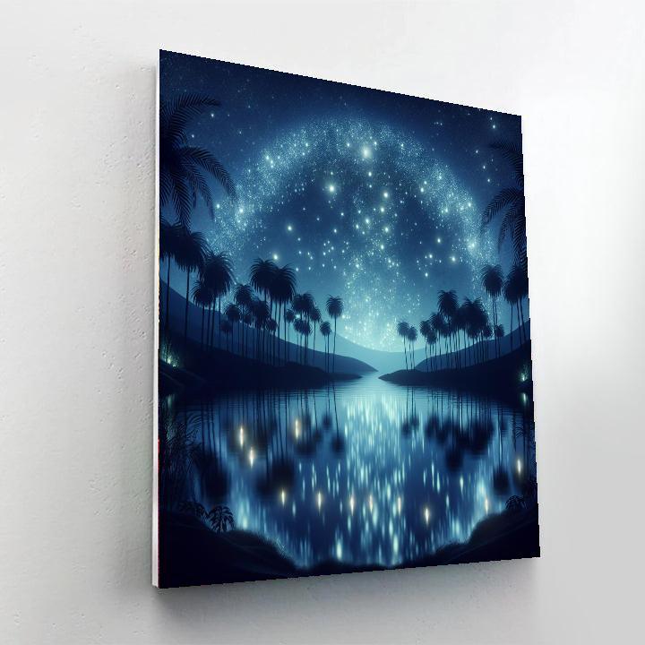 Midnight Oasis Paint By Numbers Art