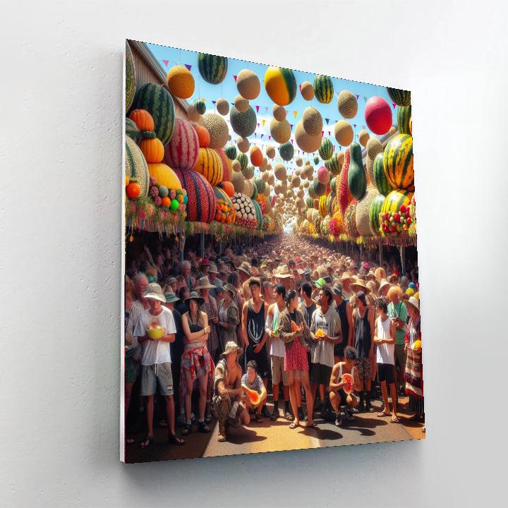 Chinchilla Melon Festival - Queensland Number Painting