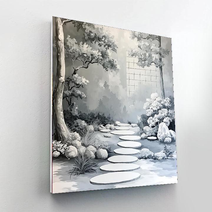 Agnes Martin Inspired Tranquil Zen Meditation  Paint By Numbers Kits